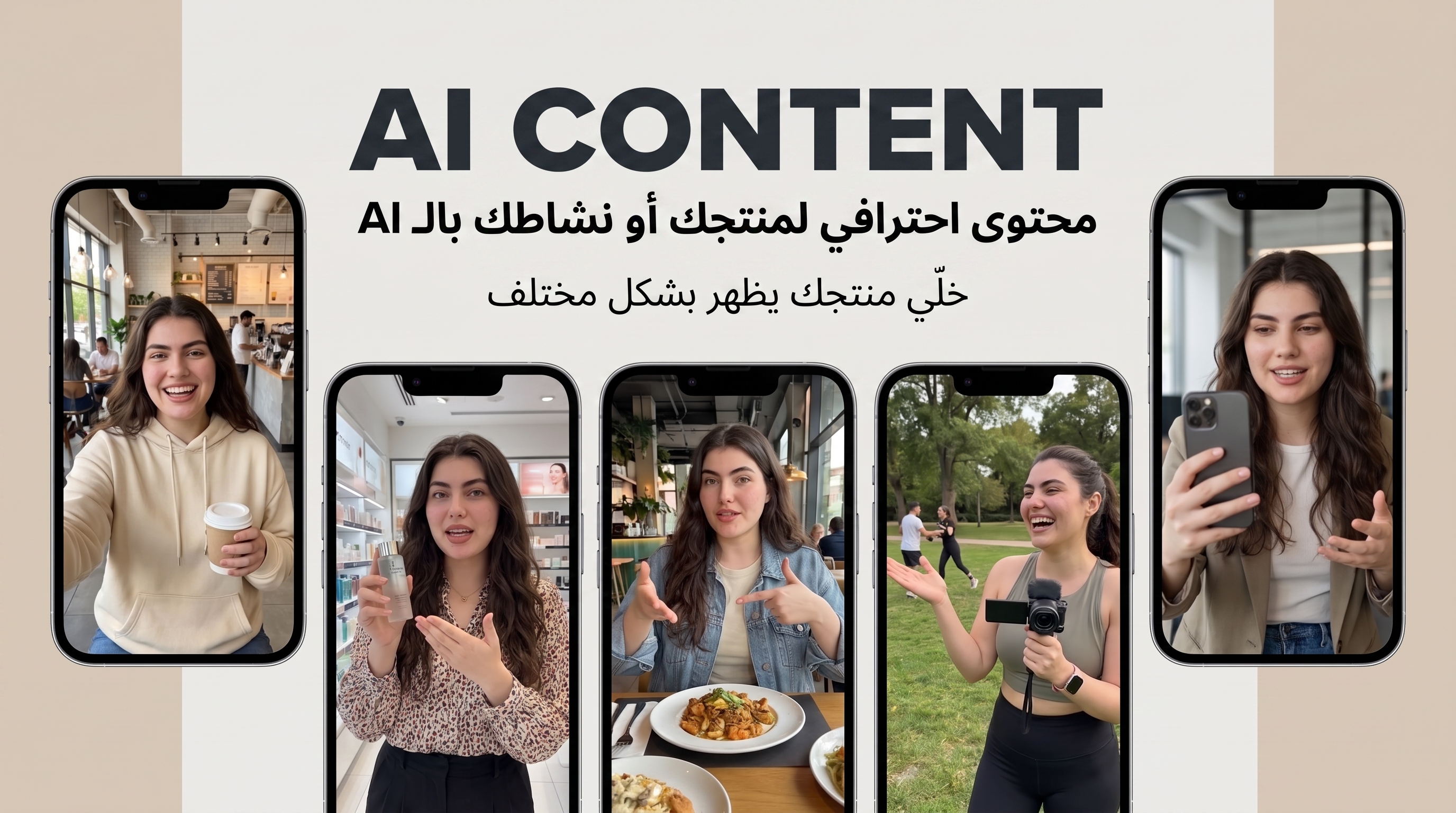 إنشاء محتوى بالذكاء الاصطناعي