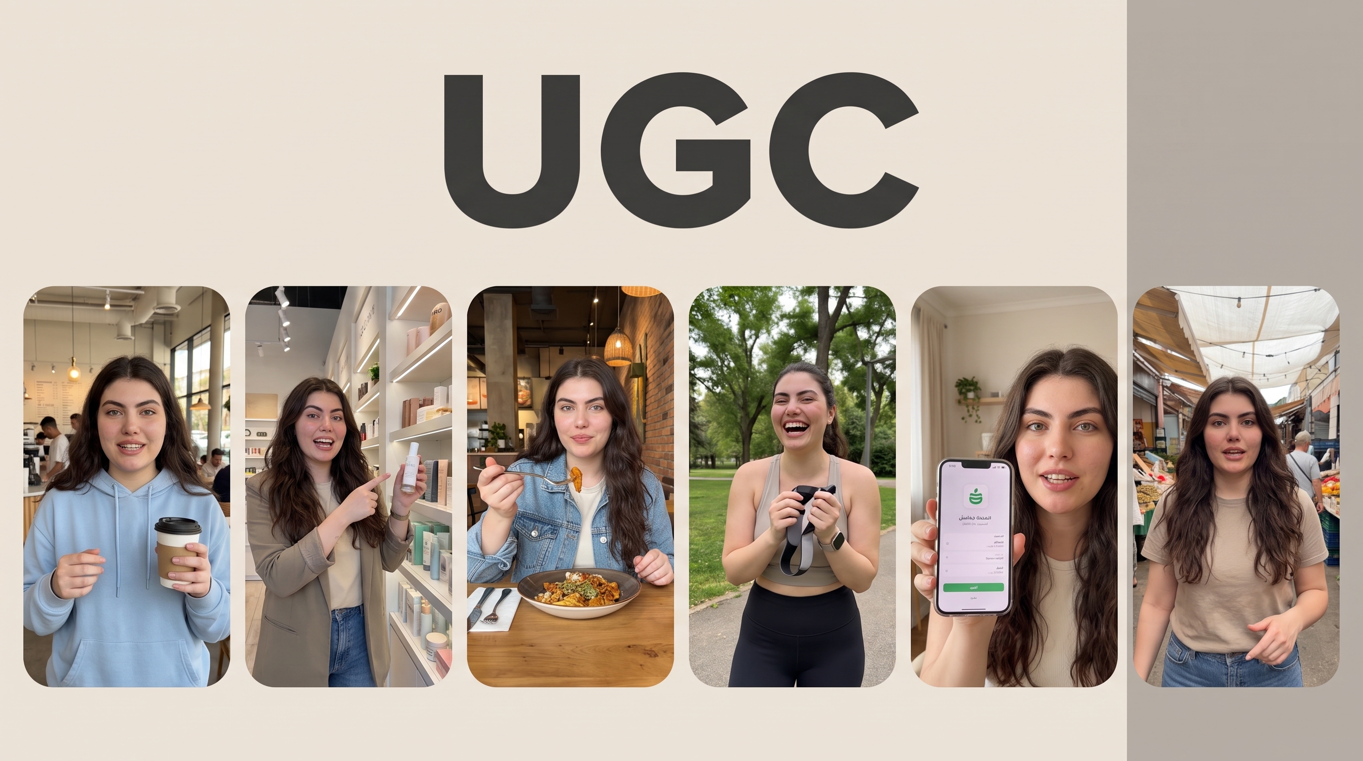 فيديوهات UGC ترويجية
