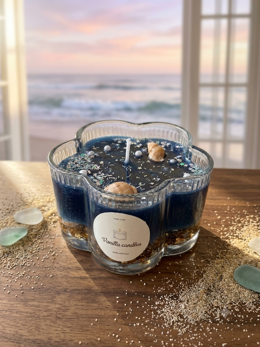 Sea Candle 🐚🌊💙