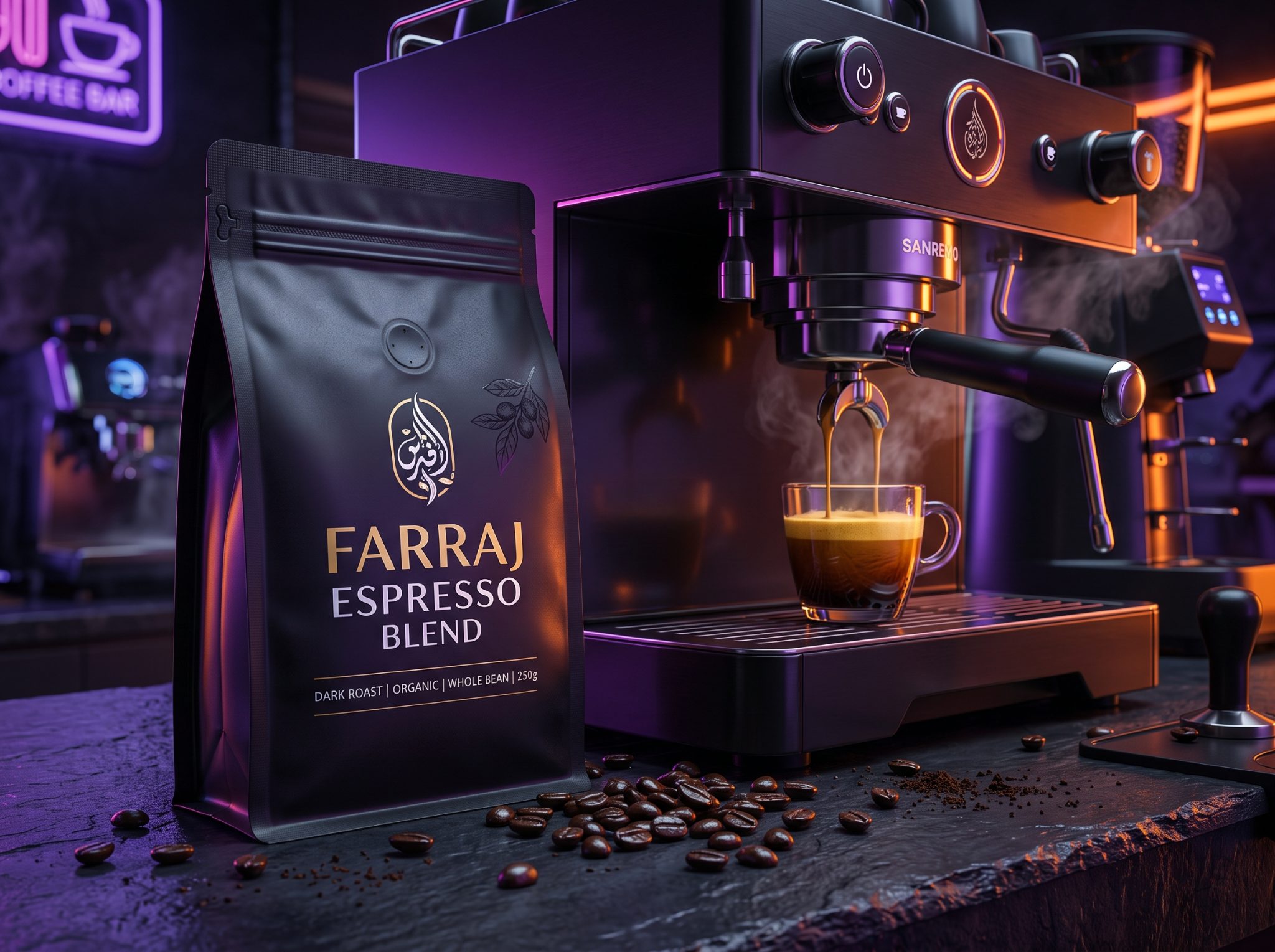 اسبريسو فراج - خلطة احترافية (Farraj Espresso Blend).
