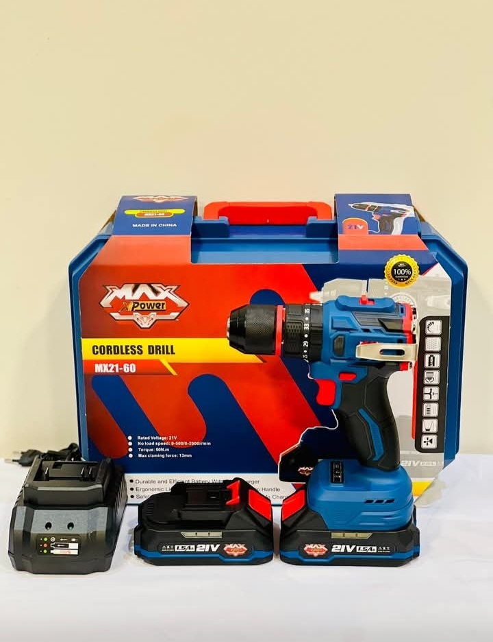 شنيور بطارية دقاق MAX xPower 21V - موديل MX21-60