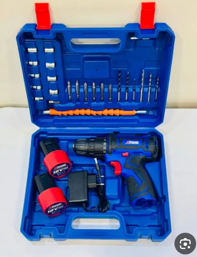 شنيور بطارية XPower 12V - طقم كامل مع إكسسوارات